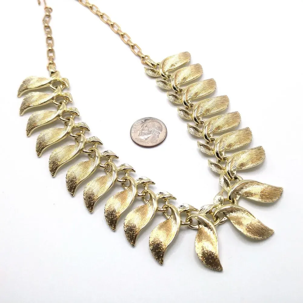 Pakula Gold Plated Necklace, Mid-century Modern, 1960s Vintage Jewelry